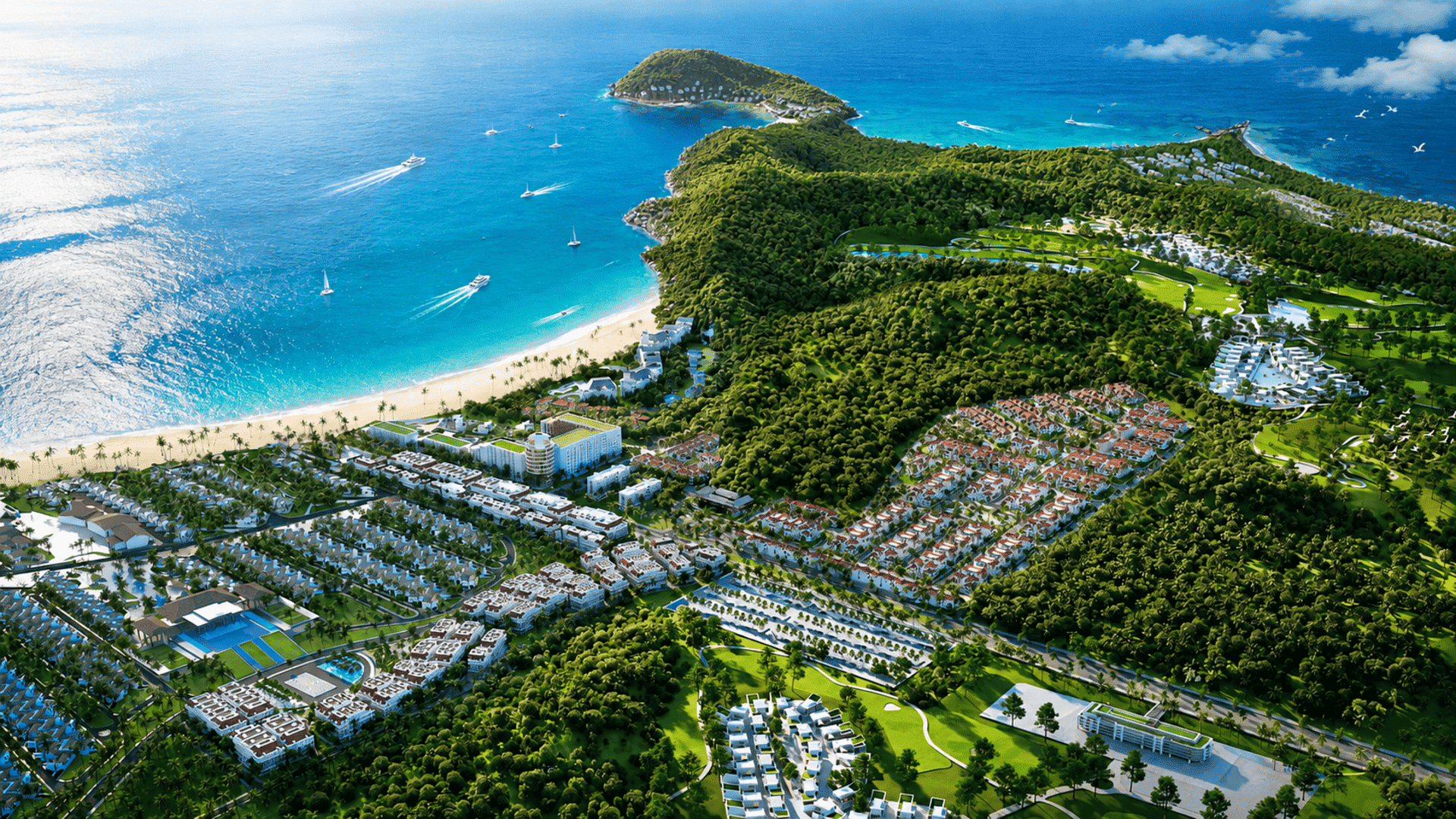 Dự án Sun Tropical Village là ngôi làng nhiệt đới tiên phong phong cách sống Wellness tại Bãi Kem, kết nối hoàn hảo giữa không gian nghỉ dưỡng biệt lập và thiên nhiên Phú Quốc nguyên sơ. Sun Tropical Village sở hữu vị trí đắc địa kề rừng cận biển Bãi Kem, mang trọn không khí trong lành thiên nhiên Phú Quốc.